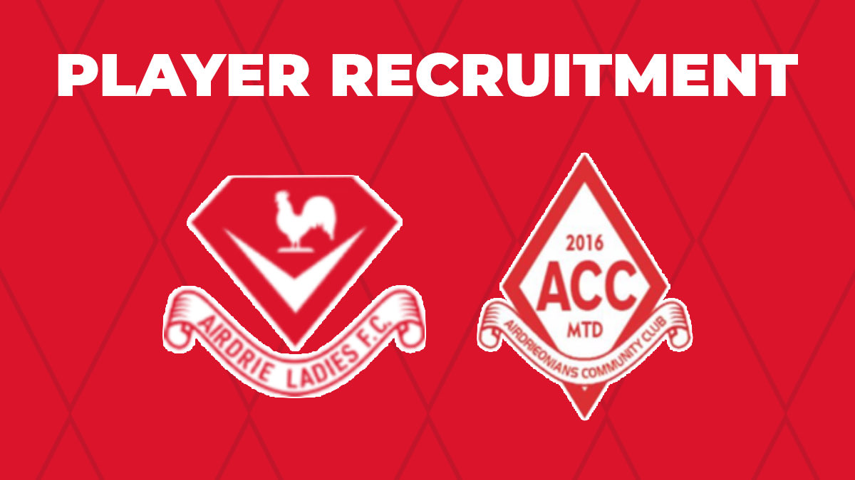As part of our player pathway with <a href="/AirdrieGirls/">Airdrie Community Club Girls u16s</a> we are looking to recruit players for a new U18s team ⚽️

A great opportunity for any players looking to move into the ladies team who play in the <a href="/SWFLeagueOne/">Barclays Scottish Women's League One</a>

For more information drop us a message 🔥🤝

We are Airdrie ♦️