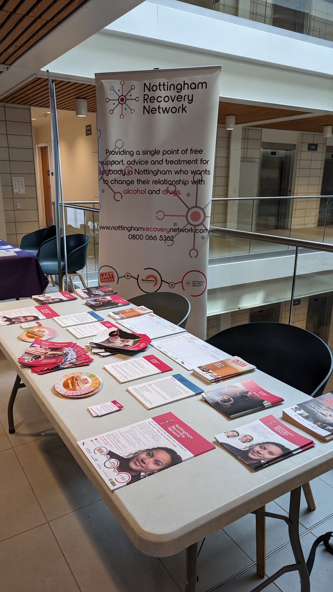 @studenthealthassociation thank you for having us today <a href="/uon/">doop</a> to represent Drugs and Alcohol Support for Students in Nottingham City.