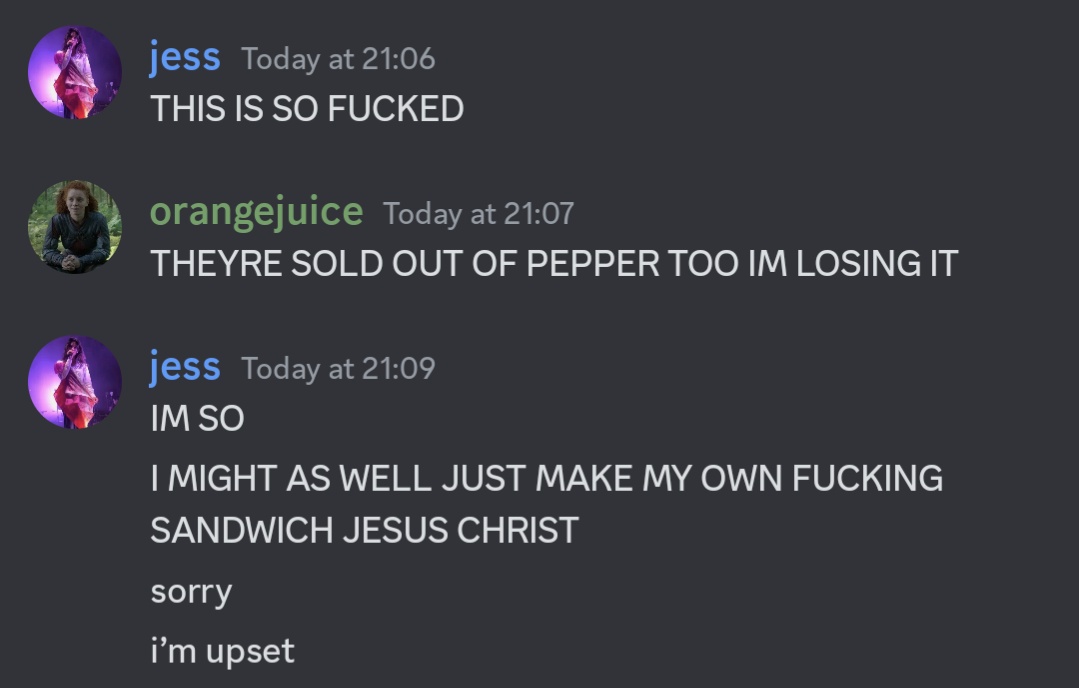 @ SubwayUK order some sweetcorn please