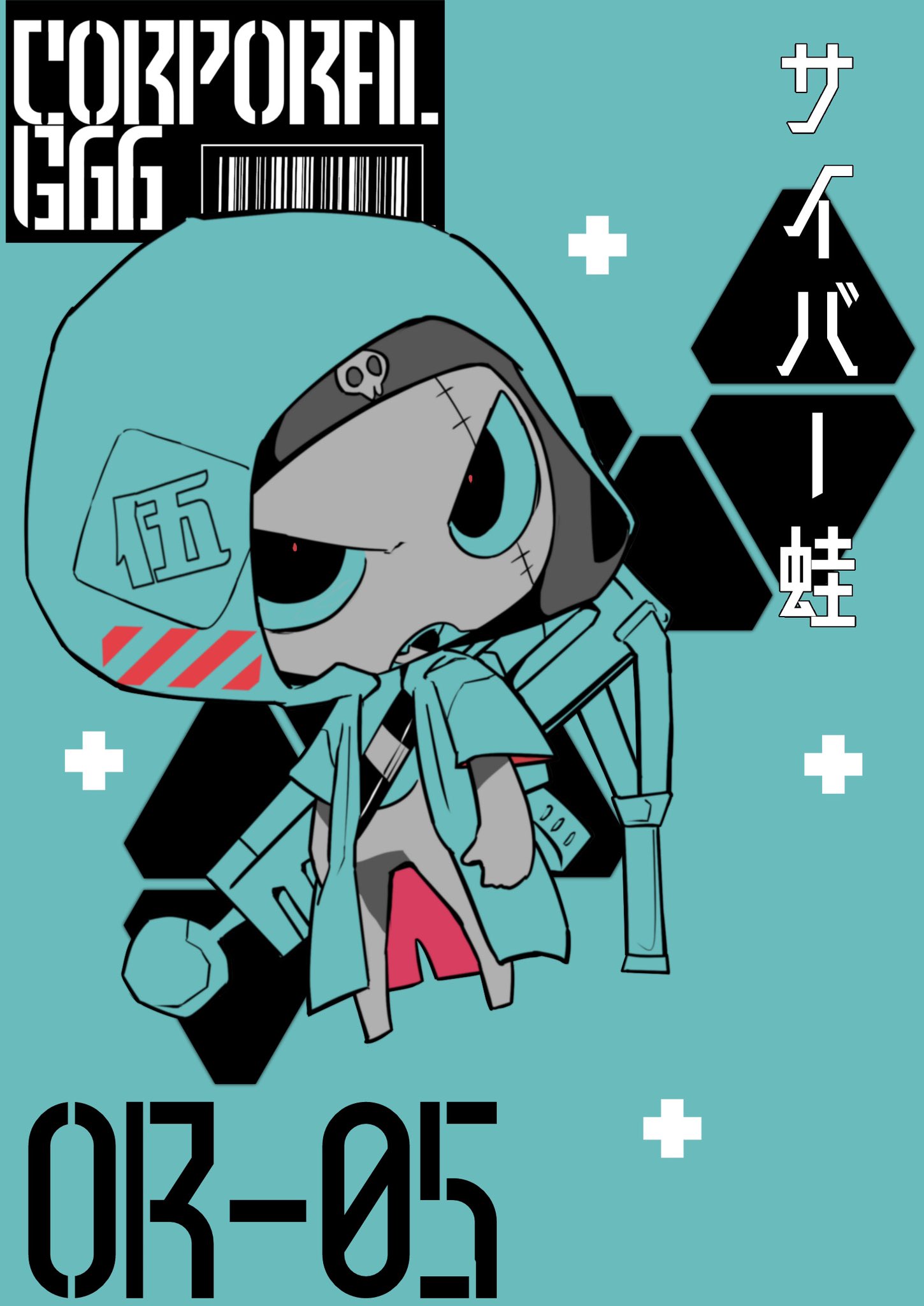 SOLAR　ペアキャラ　手描き　イラスト　リクエスト プレミアムアクリルブロック「赤倉×サンリオキャラクターズ」01