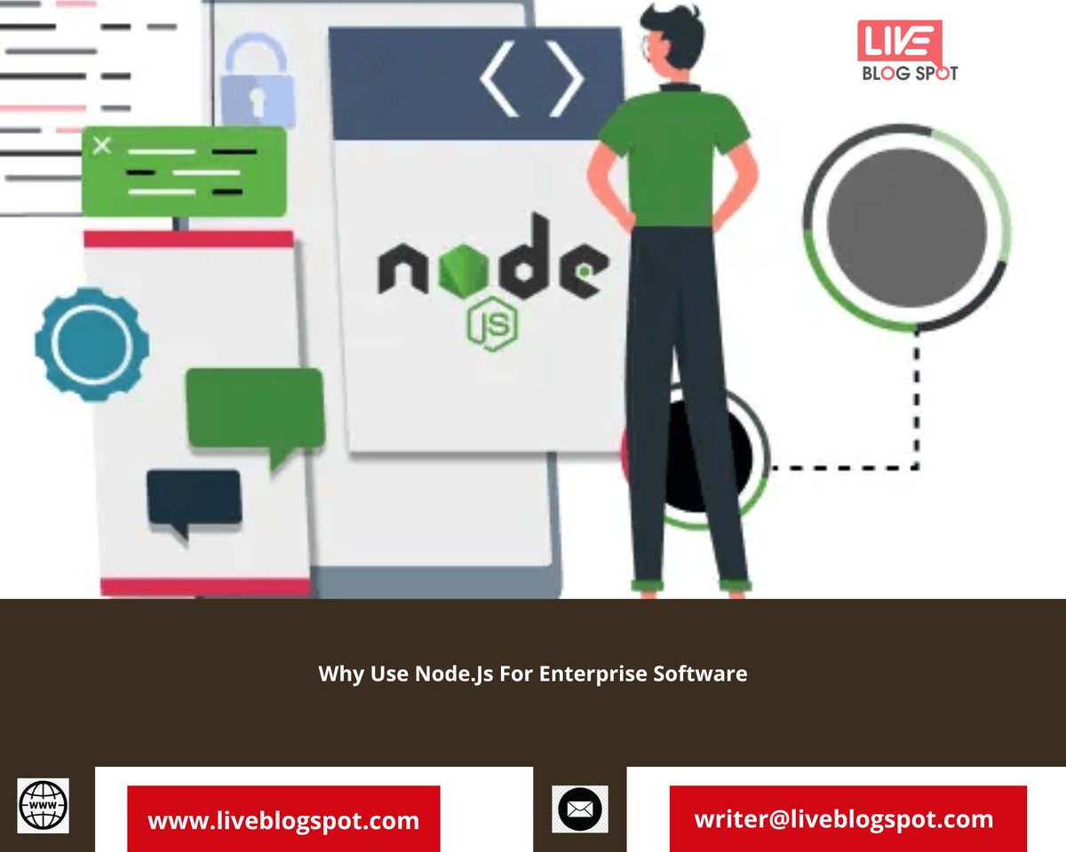 liveblogspot's tweet photo. 👉  Why Use #Node.Js For #Enterprise #Software

👉 Read More:-->  https://t.co/1lFpC2IIdD

#nodejs #js #software #developers #ecmastandards #mvc #npm #writeforus #liveblogspot #guestpostservices #paidguestpost #highdaguest https://t.co/S3iP2H5pZx