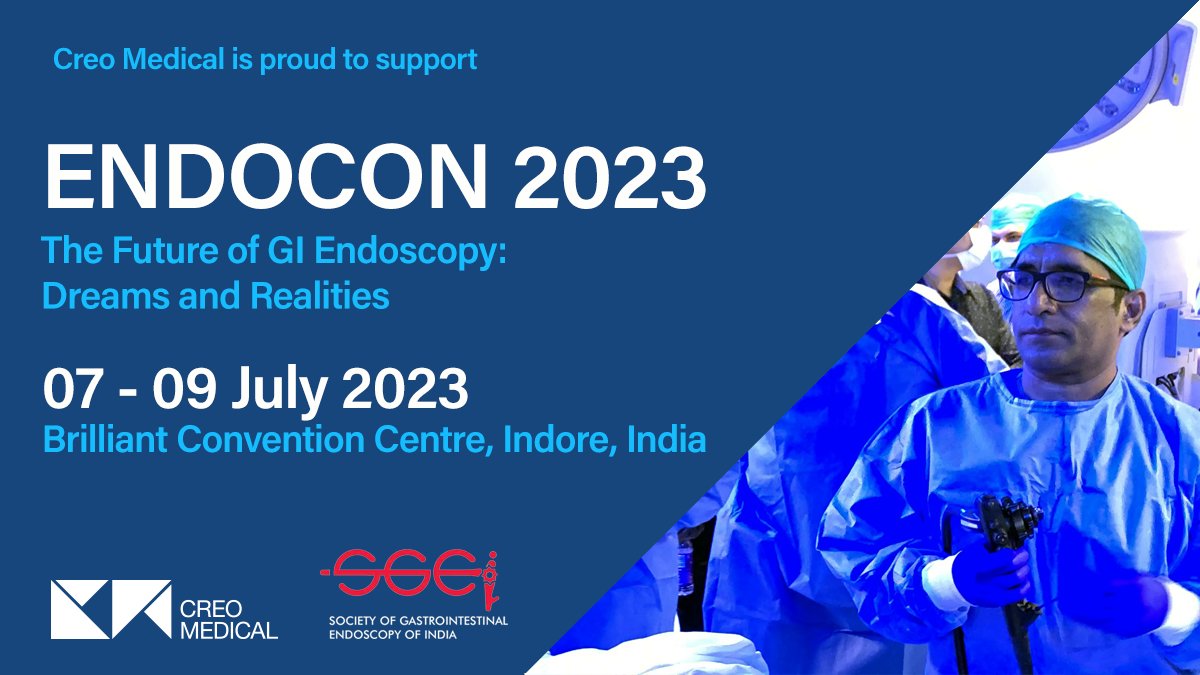 CreoEndoscopy's tweet photo. 🇮🇳 It's time to look into the future of GI #Endoscopy &amp; #EndoCon2023 is the place to be for the latest insights! Join us  in Indore &amp; let us know your thoughts on how GI Endoscopy is changing or learn more about our innovative #AdvancedEnergy solutions: https://t.co/71yBpfTXs2. https://t.co/UVb5vp44uI