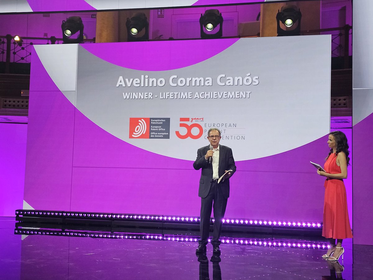 Congratulations to Avelino Corma on being recognized with the Lifelong Inventor Laureate. Your dedication to innovation and your contributions to the field of catalysis are truly inspiring. 

Thank you for your remarkable work! 

#AvelinoCorma #OrgulloUPV
#InventorOfTheYear #EPO