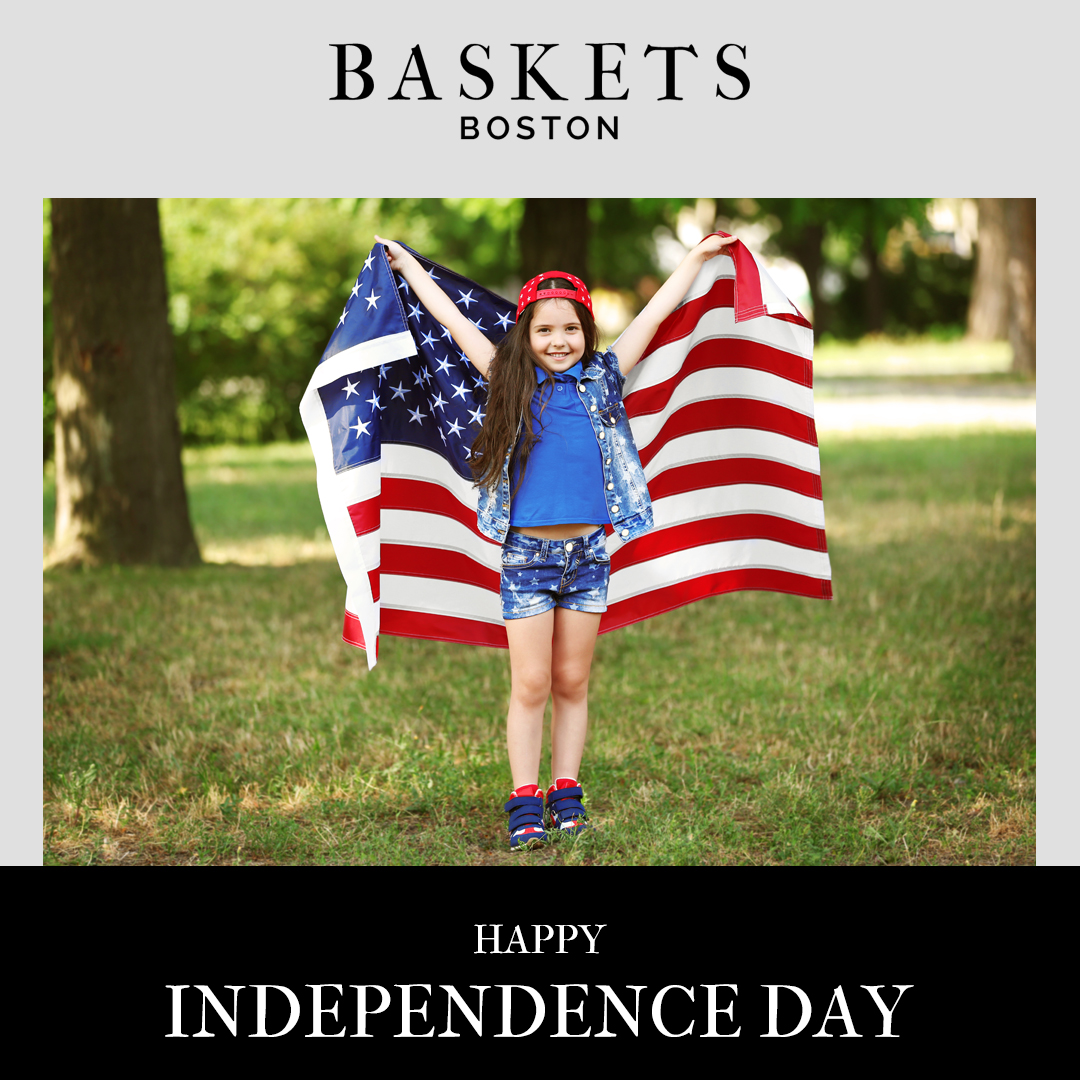 bostonbaskets's tweet photo. "Stars and stripes forever! Celebrating America on the Fourth of July!" Just by ordering a basket filled with love from Boston Baskets! https://t.co/trxajOGja7