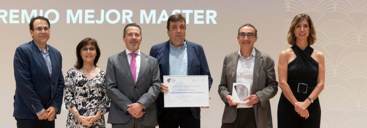 ITQ (UPV-CSIC) (@itq_upvcsic) on Twitter photo El Máster Universitario en Química Sostenible de la <a href="/UPV/">Universitat Politècnica de València</a>, dirigido por Eduardo Palomares, Vicedirector del <a href="/ITQ_UPVCSIC/">ITQ (UPV-CSIC)</a>, recibe el "Premio al Mejor Máster Universitario" en la XXII edición de los Premios del Consejo Social de la UPV
¡Enhorabuena!
itq.upv-csic.es/?p=26352 El Máster Universitario en Química Sostenible de la <a href="/UPV/">Universitat Politècnica de València</a>, dirigido por Eduardo Palomares, Vicedirector del <a href="/ITQ_UPVCSIC/">ITQ (UPV-CSIC)</a>, recibe el "Premio al Mejor Máster Universitario" en la XXII edición de los Premios del Consejo Social de la UPV
¡Enhorabuena!
itq.upv-csic.es/?p=26352