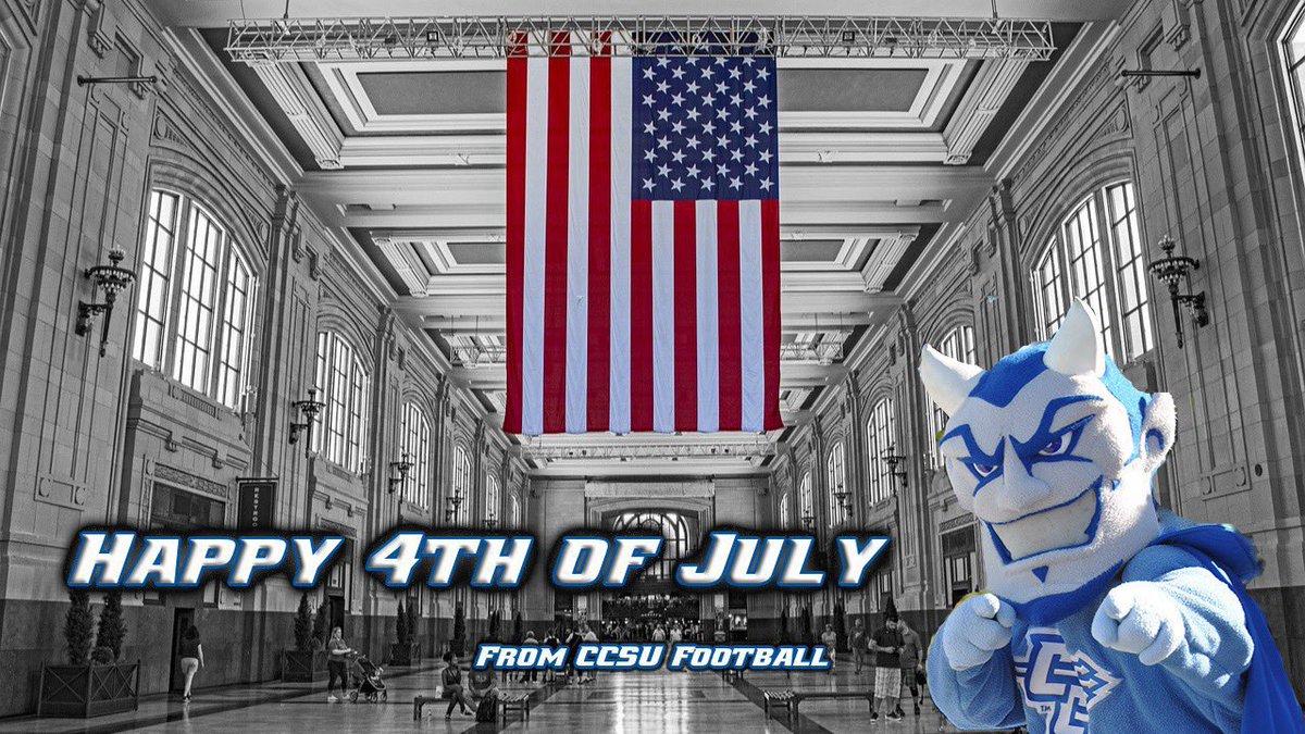 Happy 4th of July from the CCSU Football Family 🇺🇸