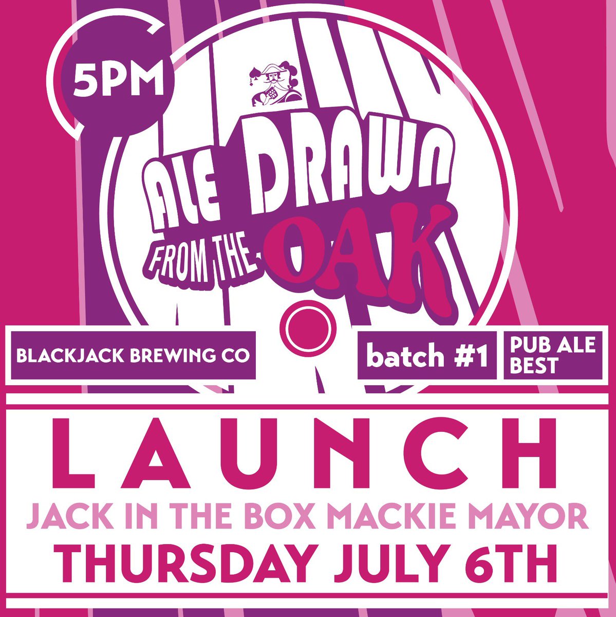 Introducing a brand new small batch project from <a href="/blackjackbeers/">Blackjack Brewing Co.</a> ~ Ale Drawn from The Oak!

Blackjack have taken their well-loved Pub Ale Best Bitter to be aged and drawn straight from an oak barrel, the super traditional way!

Traditional beer in its traditional format.🍻