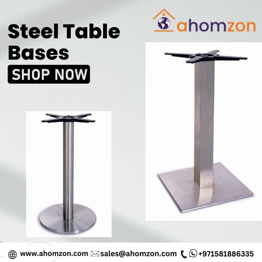 ahomzon's tweet image. Sleek and Sturdy: Steel Table Bases that Exude Confidence.
Contact: +971 58 188 6335
Email: sales@ahomzon.com
Visit: ahomzon.com

#TableBases
#FurnitureDesign
#TableBaseDesign
#InteriorDecor
#ModernFurniture
#IndustrialDesign
#HomeDecor