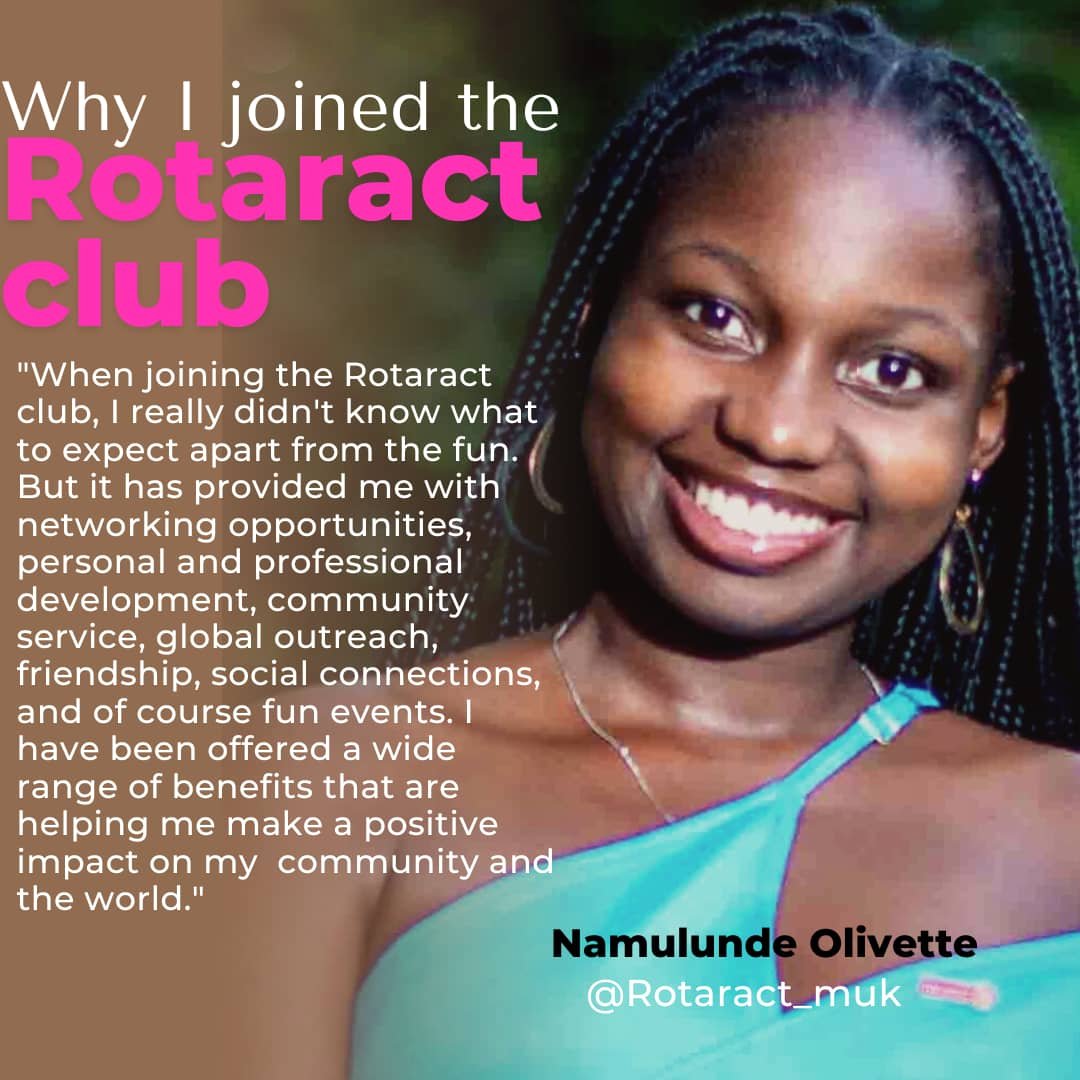 Rotaract_MUK's tweet photo. Today, we will be shedding light on some of the reasons why our members joined #rotaract .
A thread π
@Rotary @rotaract @rotaryd9213 @RotaractD9213 @Rotaract_TV https://t.co/iVuMquds6R