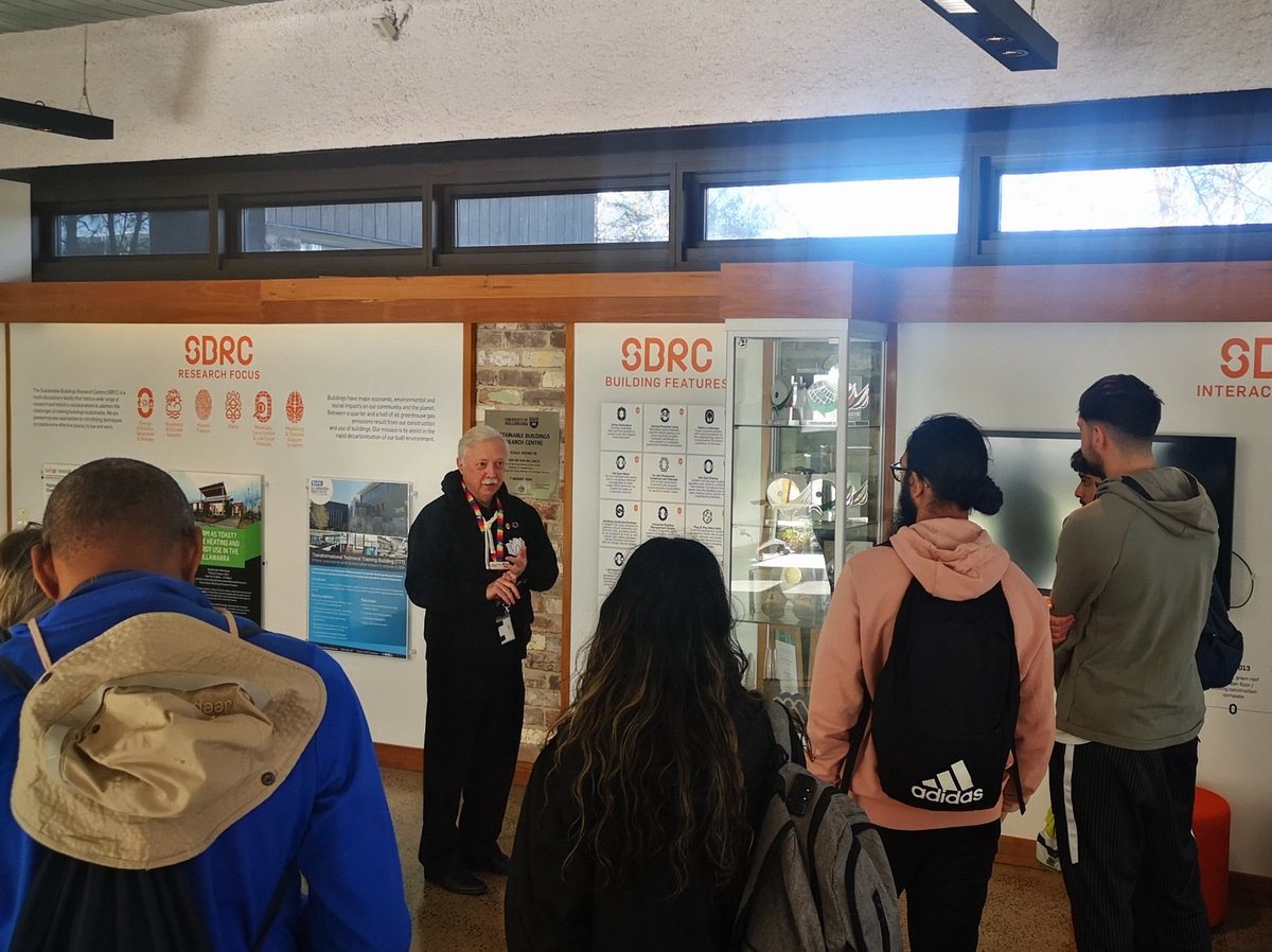 danbompa's tweet photo. An extremely valuable learning experience with @UniOfSurrey SCEE students at the Sustainable Buildings Research Centre (SBRC) - impressive multi-disciplinary research, from energy storage to sustainable and resilient housing. Thanks Prof Tim McCarthy for hosting #SurreySCEEontour https://t.co/rPaLasomHE