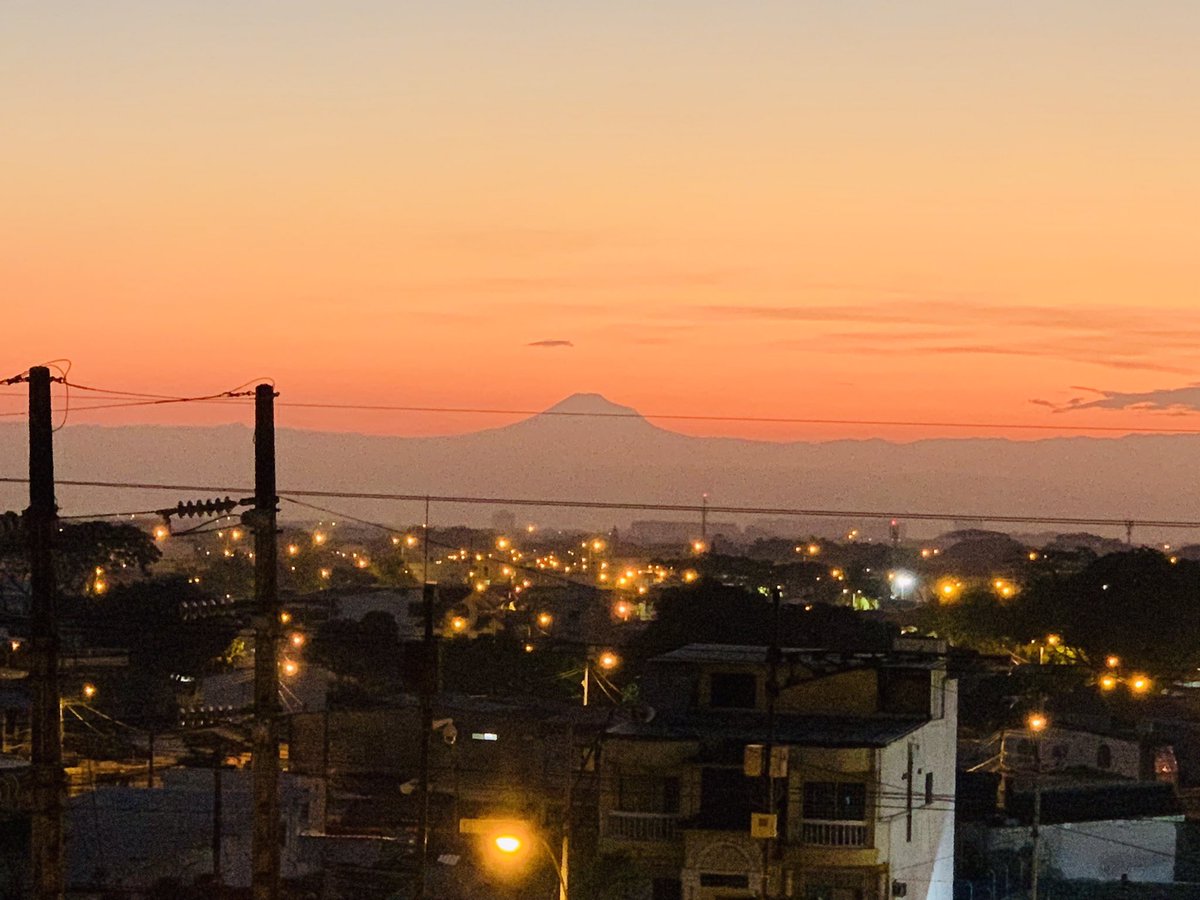 Linda vista desde Guayaquil #Chimborazo