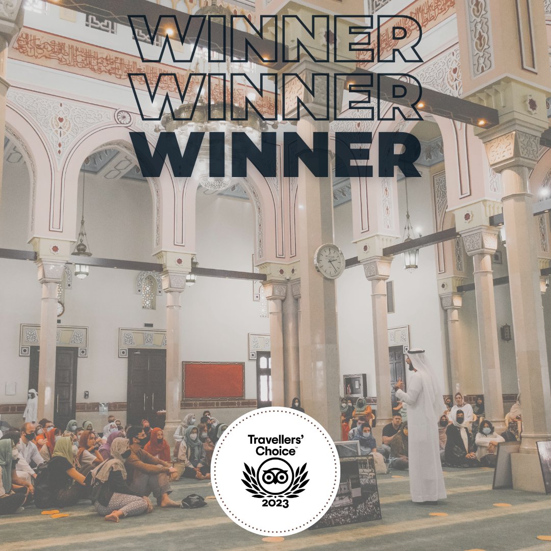 JumeirahMosque's tweet photo. Humbled and honoured to receive the @Tripadvisor #Award once again! 
This #recognition is a testament to our #team's dedication in providing exceptional experiences. 

Thank you for trusting us, and we look forward to continuing to exceed your expectations. ✨ https://t.co/Jlnil3wcYR