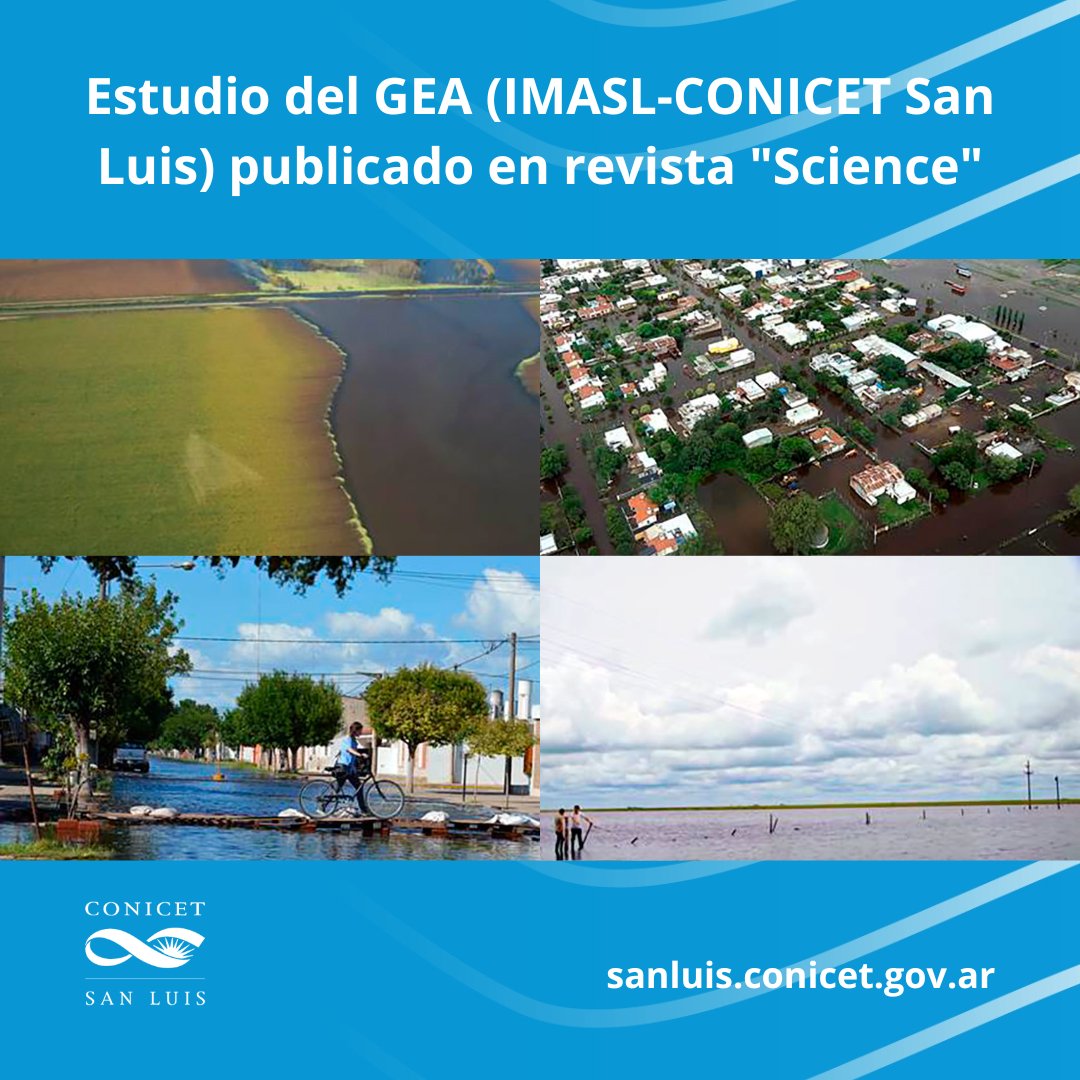 ConicetSanLuis's tweet photo. ESTUDIO DEL GEA (IMASL-CONICET SAN LUIS) FUE PUBLICADO EN LA PRESTIGIOSA REVISTA "SCIENCE".

✍️ Nota completa disponible en: https://t.co/uI0RSJZDiy

#GEA #IMASL #CONICETSanLuis #RevistaScience https://t.co/0vI6dfns3C
