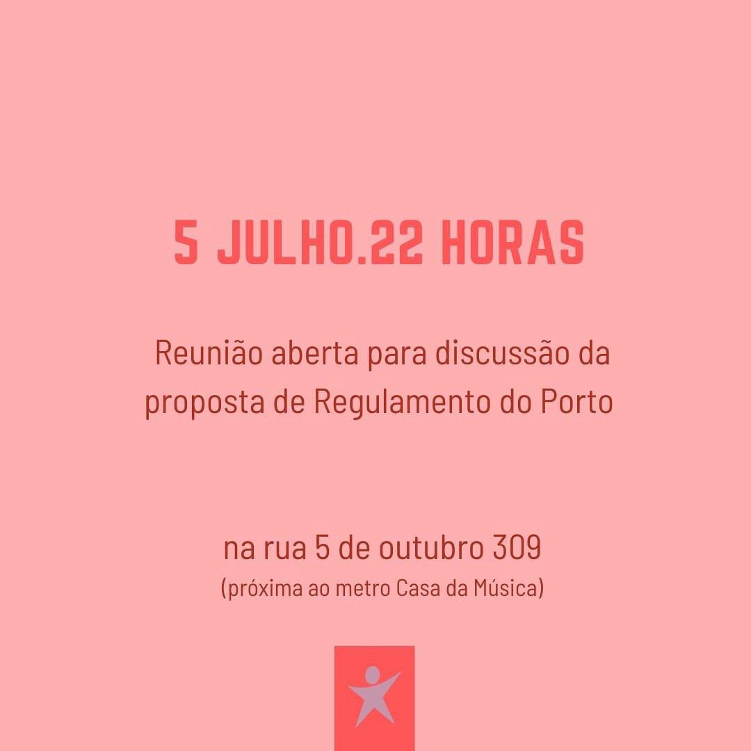 sergio_aires's tweet photo. Reunião aberta sobre a Proposta de regulamento para artistas de rua
tendo em conta a consulta pública, que decorrerá por 30 dias, sobre o regulamento de animadores de rua do Porto e o fraco envolvimento prévio das pessoas que este regulamento vem afetar, 1/3 https://t.co/zLISvsJrHd