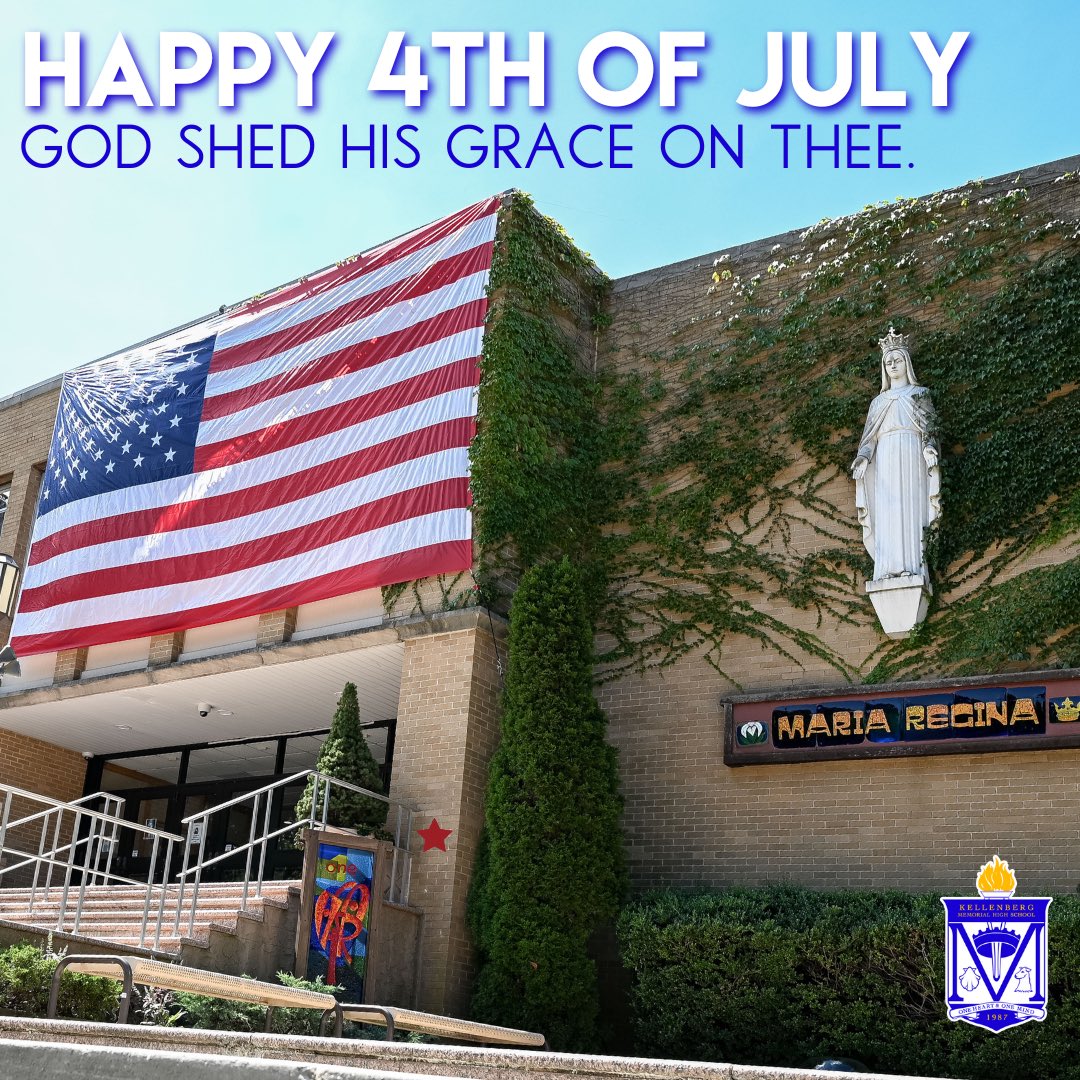 KMHSAlumni's tweet photo. A Happy Independence Day to the Kellenberg Memorial Family! 🔥🐥🇺🇸🎆🎇

#kellenberg #KMHS #Firebirds #July4th https://t.co/OGWlGgwgXO
