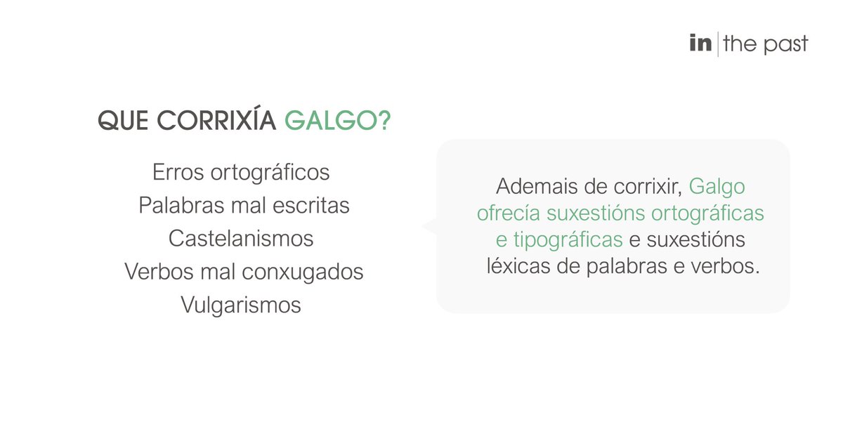 imaxinsoftware's tweet image. Onte estreamos unha nova sección: #inthepast, na que publicaremos proxectos e hitos de imaxin|software.⏳

O in|the past de onte dedicámolo a Galgo, un corrector léxico e ortográfico que lanzamos en 1998.💡

#corrector #galego #inthepast #imaxinsoftware #software
#correctorgalgo