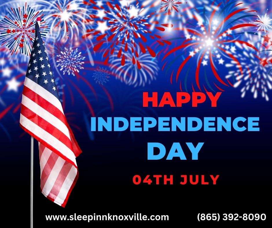 Happy Independence Day...!
Sleep Inn & Suites Knoxville
11341 Campbell Lakes Drive,
Knoxville, Tennessee 37934
For more Information - +1 865-392-8090
Visit -www.sleepinnknoxville.com
#besthotel #sleepinn #knoxville #sleepinnknoxville #petfriendlyhotel #hotellife #hotelroom #hotel