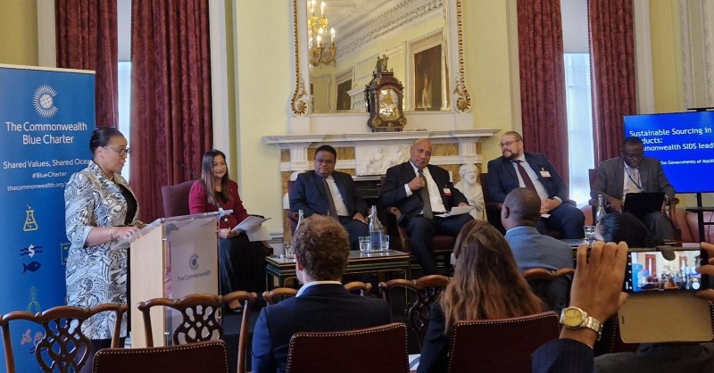 commonwealthsec's tweet photo. In the margins of the #Commonwealth Trade Ministers Meeting (#CTTM), the governments of #Maldives and #Kiribati co-hosted a high-level event focusing on sustainable sourcing practices in the trade of fish products.
Read more 👇
#CommonwealthTrade #BlueCharter