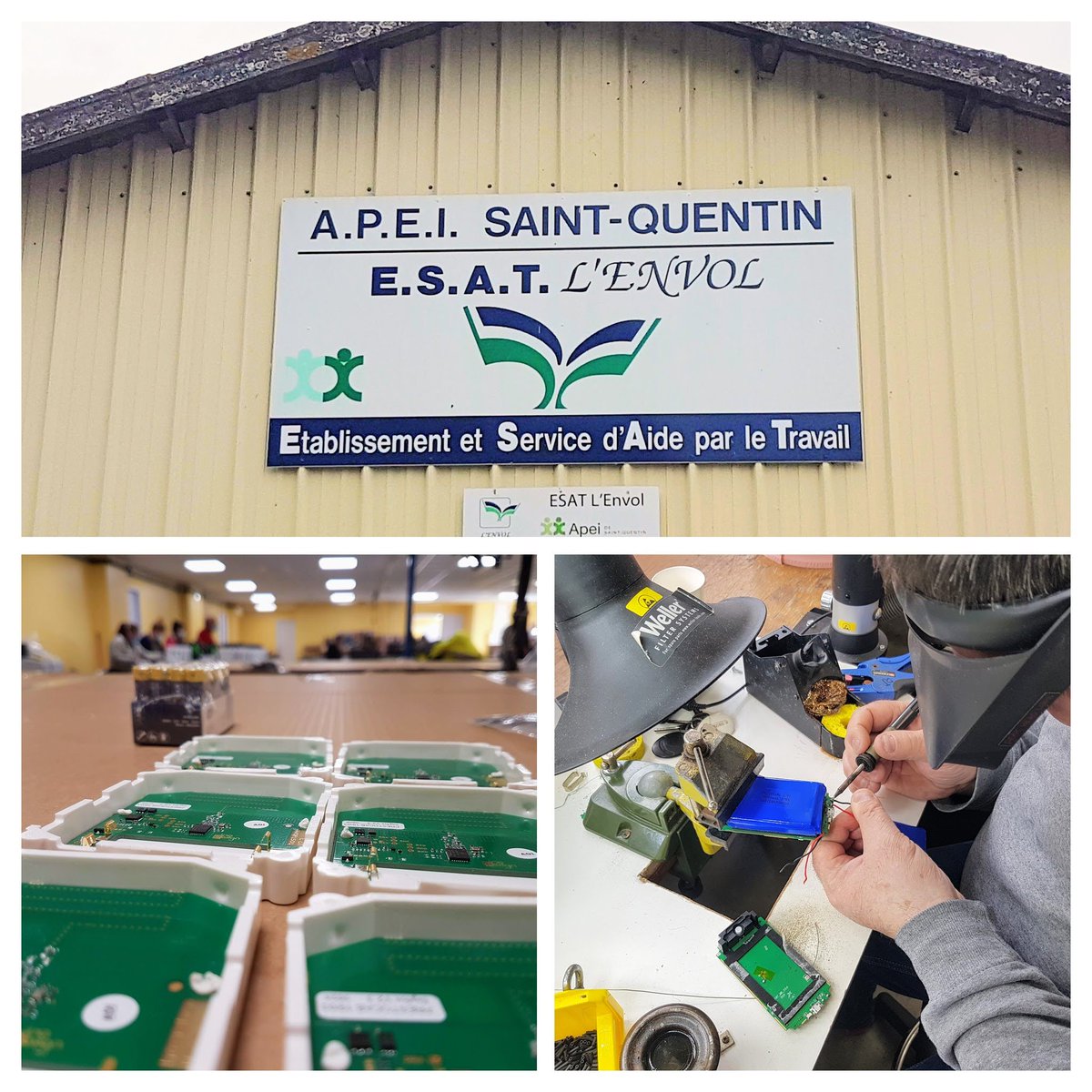 Chez <a href="/hostabee/">Hostabee 🐝🌼💦</a> , nous sommes fiers de travailler avec l'ENVOL, un #ESAT dédié à l'insertion pro des personnes en situation de handicap. 

Leur équipe chaleureuse assemble nos capteurs et assure le SAV avec expertise. 

Une belle histoire d'inclusion sociale et d'efficacité ! 🤝