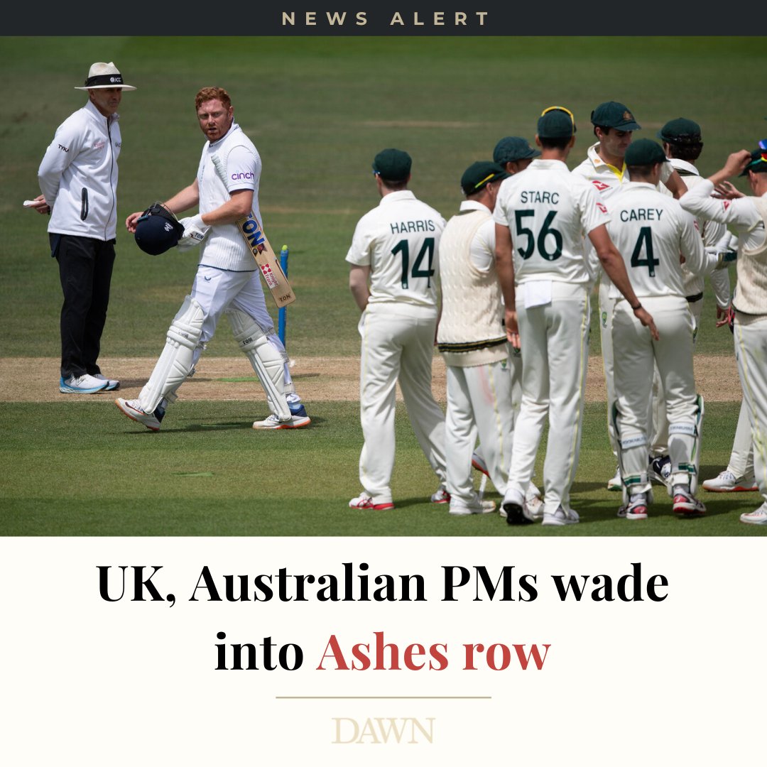 The British and Australian prime ministers have traded verbal bouncers after a controversial Test match between the two sides that has rocked the usually genteel world of cricket.

Amid allegations of bad sportsmanship, cheating and verbal abuse after Australia took a 2-0 Ashes… https://t.co/xCCiqrBftn https://t.co/k8YdkCeDGD