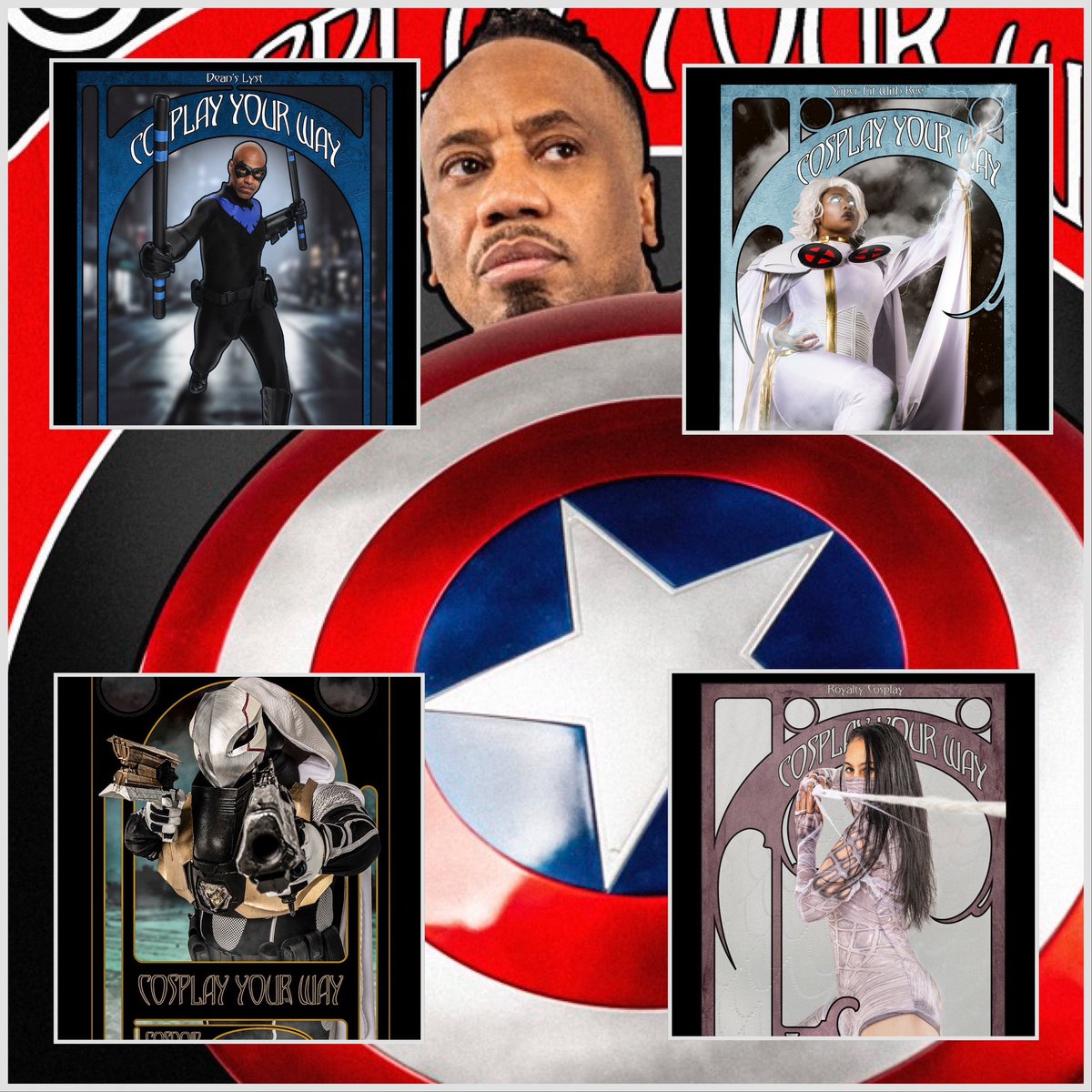 Cosplay_YourWay's tweet photo. #PODCAST ALERT
@Cosplay_YourWay is on the @ComicCrusaders podcast with Al Mega! #goodtimes
Click to watch!
https://t.co/ANbN5vcOsh
#CosplayYourWay #cosplay #cosplayer #NerdySexyCool #cosplaysexy #Cospositive #diversity #sexynerds #cosslay #comiccrusaders #barrfoxx #deanslyst https://t.co/8cvOFKjUdL