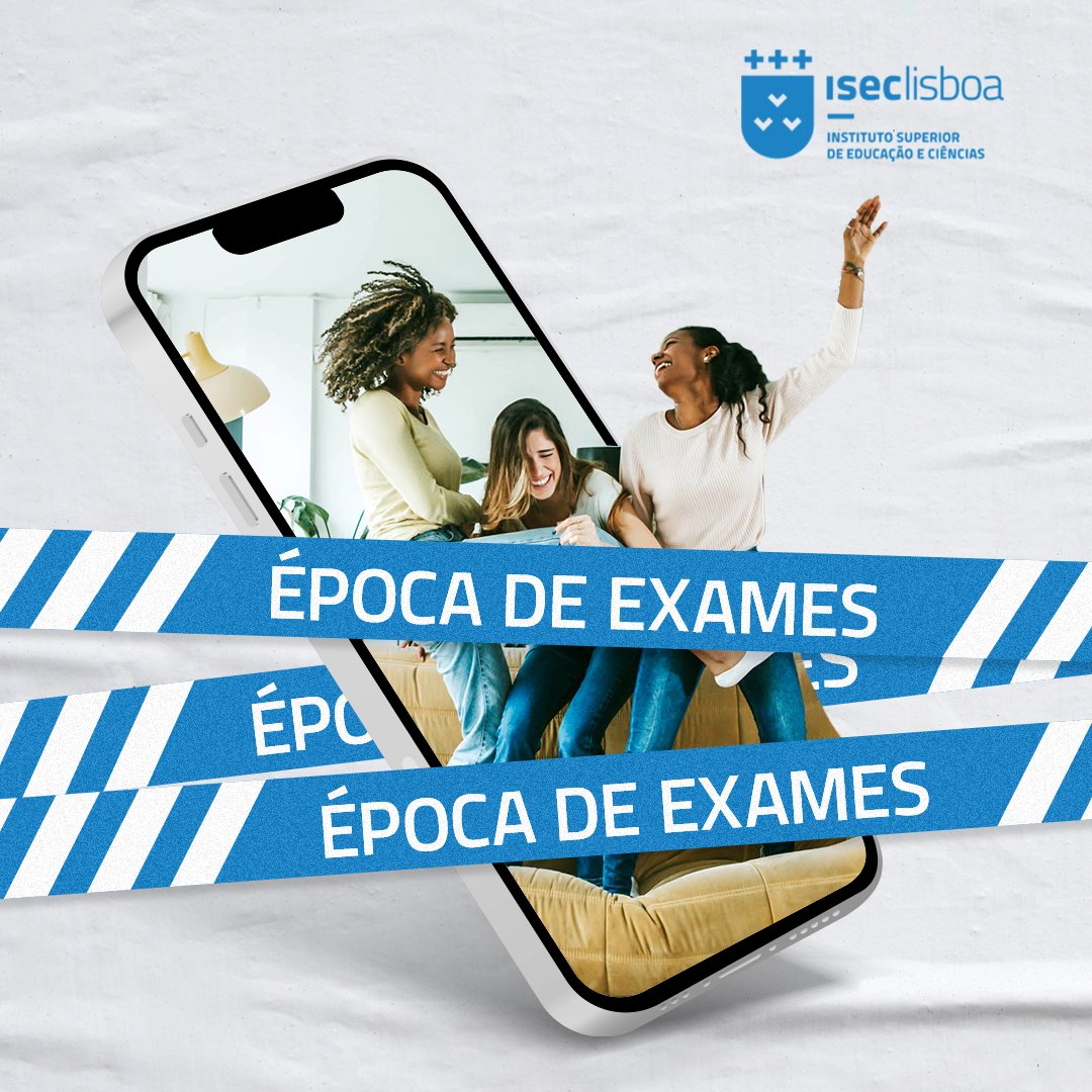 ISECLisboa's tweet image. Passámos no teu feed para te lembrar que começou a época de #exames. Limita o tempo que passas nas redes sociais e dá o teu melhor! Bom estudo! 👀

#ISECLisboa #EnsinoSuperior #Formação #Licenciatura #Estudo