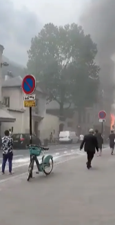 Gas explosion near Notre Dame in Paris' 5th arrondissement