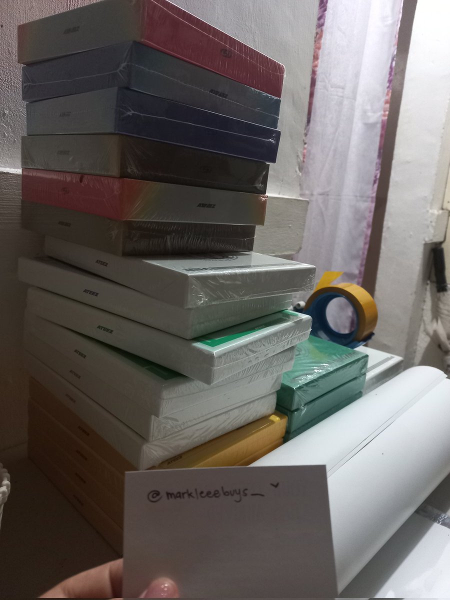 markleeebuys_'s tweet photo. wts lfb ph

ATEEZ SEALED ALBUMS

— P260 ea
— onhand 
— 1 week dop
— mop: gcash ; mod: shopee
— buy 1 album, get all 3 version posters for free

ateez album sealed seonghwa san jongho hongjoong yunho wooyoung yeosang mingi photocard kpop https://t.co/7bWsISsi9x