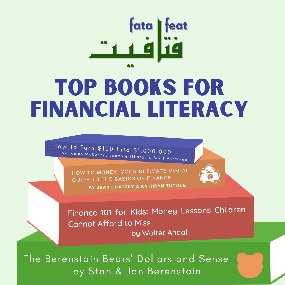 FataPay's tweet photo. Here are a few books to introduce your young kids, pre-teens, and teens to the world of financial literacy and money management! 

To get more book recommendations visit our blog: https://t.co/E1ix0IYCaL https://t.co/JlK8bSL3ON