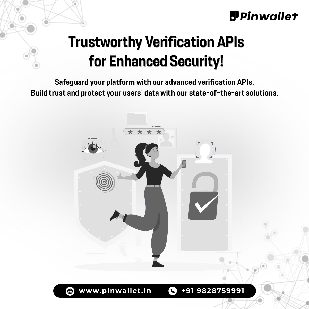 pin_wallet's tweet image. Level up your business operations with our cutting-edge #VerificationAPI! Seamlessly integrate our powerful API into your systems to verify user identities, streamline KYC processes, and enhance security. pinwallet.in
#pinwallet #api #apiservice