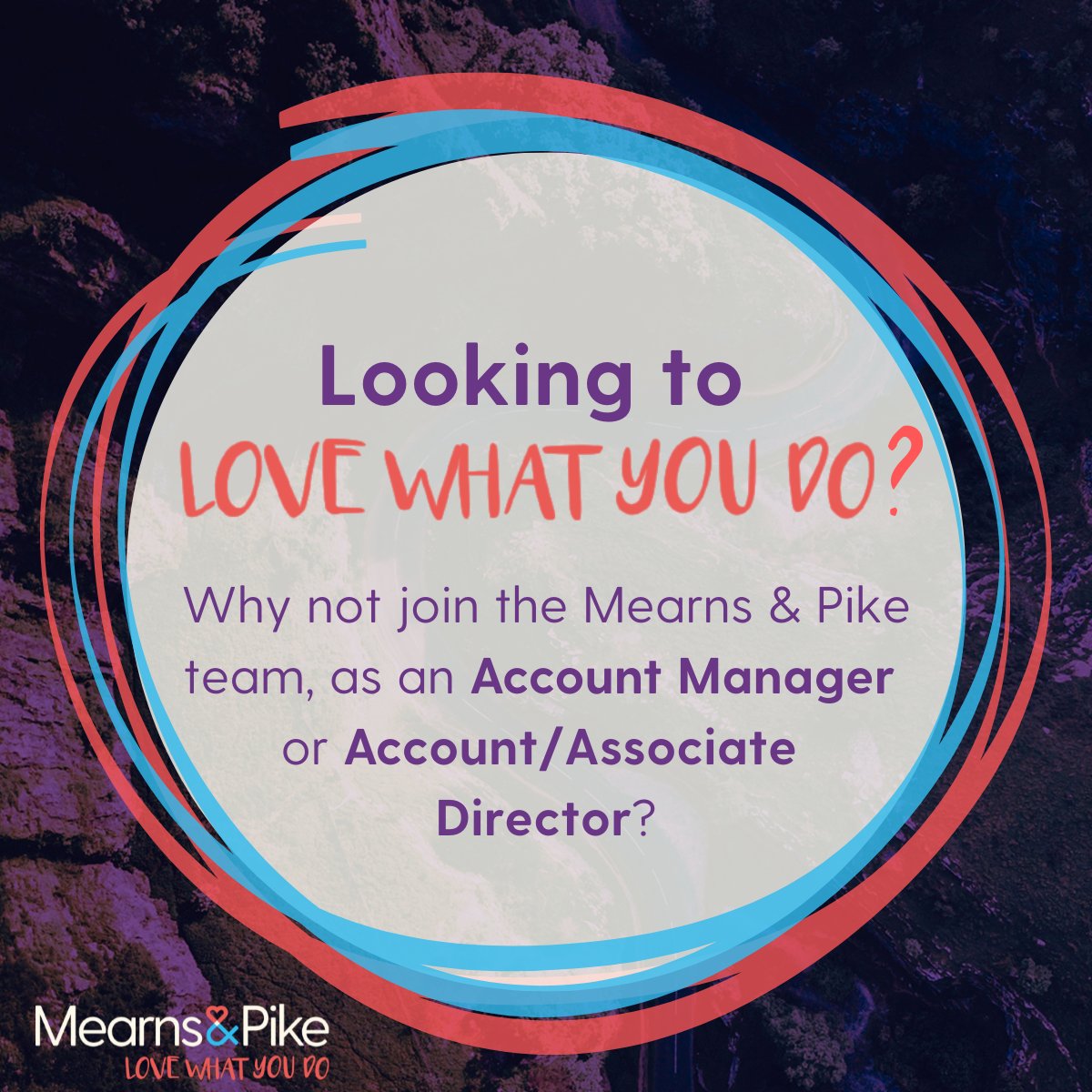 MearnsPike's tweet photo. We are looking for an Account Manager and Account/Associate Director to join our team of awesome people who Love What They Do. Truly virtual agency, truly flexible working, truly awesome (Award winning) work. 

Get in touch: hello@mearnsandpike.com https://t.co/3YHrgDjiwH