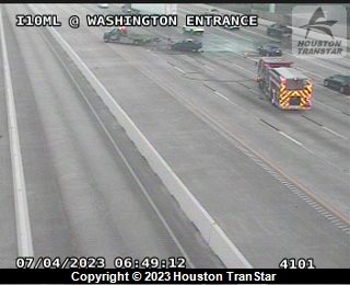 CRASH: IH-10 Katy Freeway heading westbound At IH-610 West Loop/ US 290 Direct Connect #kprc2 #traffic #houston #houstontraffic