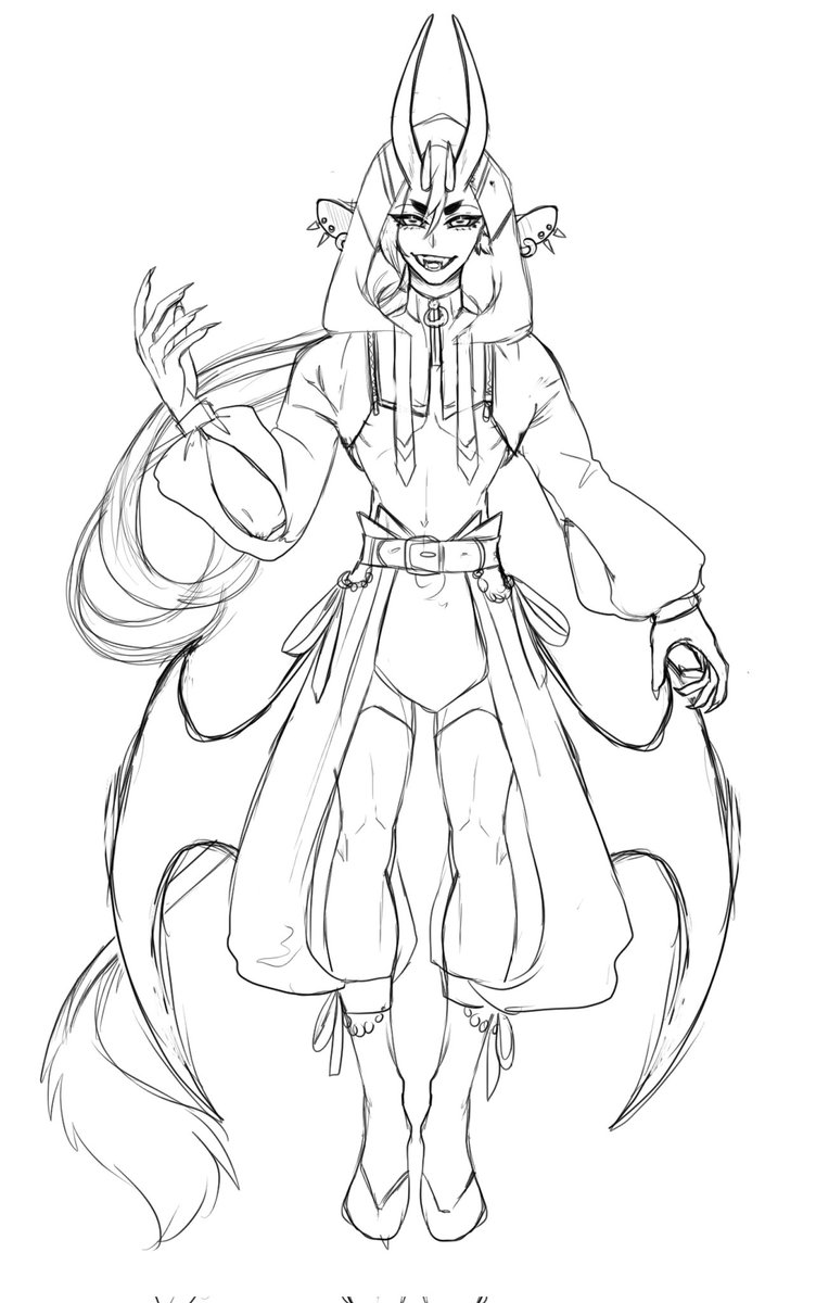 Nefaillu's tweet photo. Losti gave me a brainrot for needing incu/succubus sona so here we are--

I have a feeling im gonna edit the heck out of it lol https://t.co/JoMui3xKj1