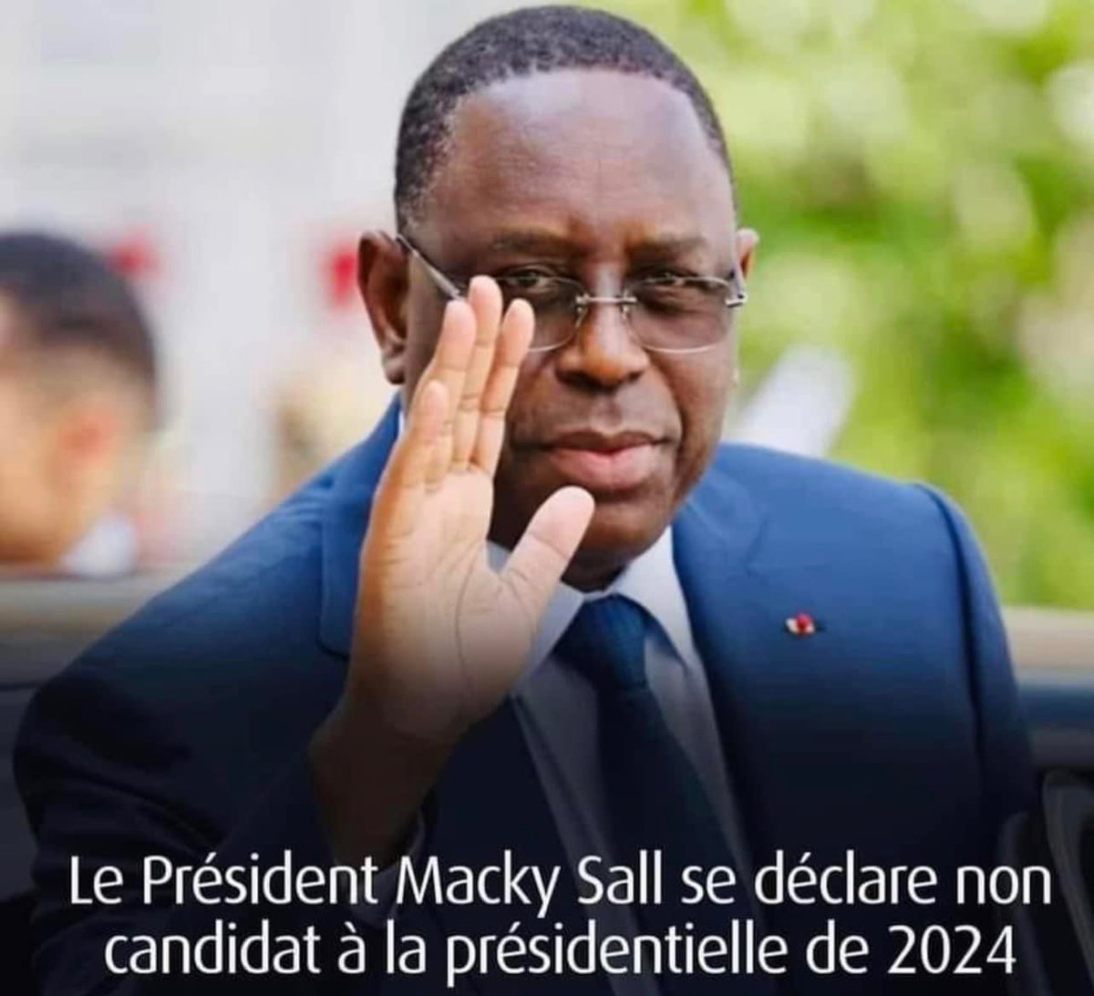 Congratulations President @Macky_Sall this decision was not easy but it honours you and all the Senegalese people. Thank you 🙏🏾 #peace #FreeSenegal