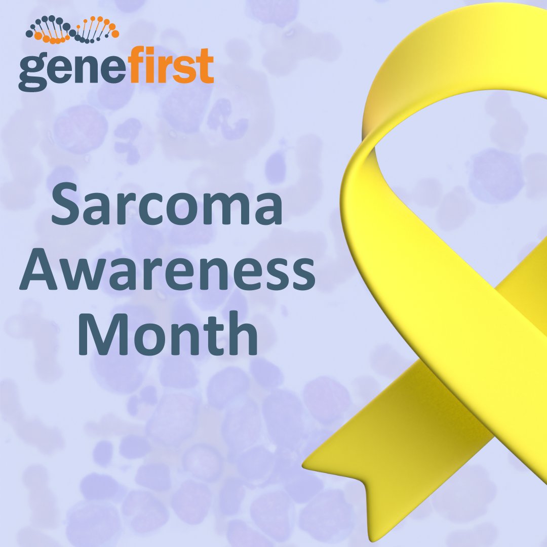 July is Sarcoma Awareness Month. At #GeneFirst we are committed to providing innovative solutions for the early detection &amp; personalised treatment of cancer. Join us to spread awareness of sarcoma &amp; support those affected.

#Sarcoma #cancerprevention #cancer #cancerawareness