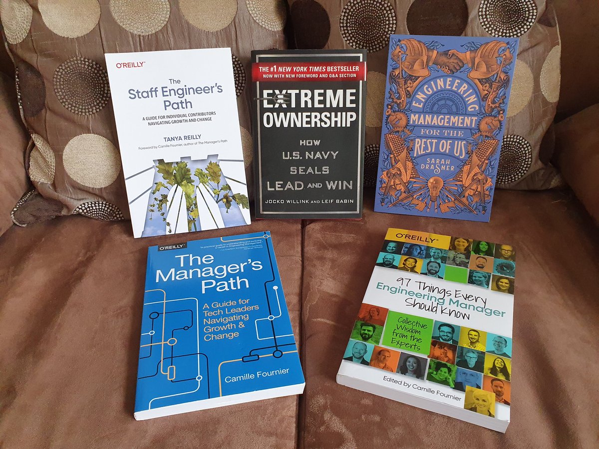 I've recently been running some mentoring sessions, and several folks have asked about leadership and management. These are my go-to book recommendations 📚