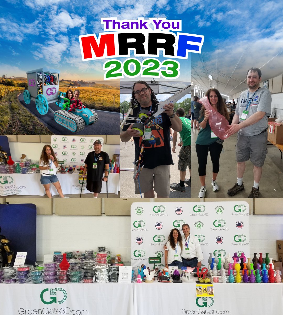 GreenGate3D PETG Filament At PLA Temps #RMRRF2025 (@greengate3d) on Twitter photo We miss #MRRF2023 <a href="/MidwestRRfest/">Midwest RepRap Fest</a> but had SUCH a good time!!! Thank you ALL for ROCKING this show! Time for a little vacation... as many of you know Barbara aka The Boss is celebrating a HUGE birthday, so off we go. See you online and of course at #ERRF2023 <a href="/EastRepRapFest/">Follow us @3DPrintopia</a> โ๏ธโค๏ธ๐ซก We miss #MRRF2023 <a href="/MidwestRRfest/">Midwest RepRap Fest</a> but had SUCH a good time!!! Thank you ALL for ROCKING this show! Time for a little vacation... as many of you know Barbara aka The Boss is celebrating a HUGE birthday, so off we go. See you online and of course at #ERRF2023 <a href="/EastRepRapFest/">Follow us @3DPrintopia</a> โ๏ธโค๏ธ๐ซก