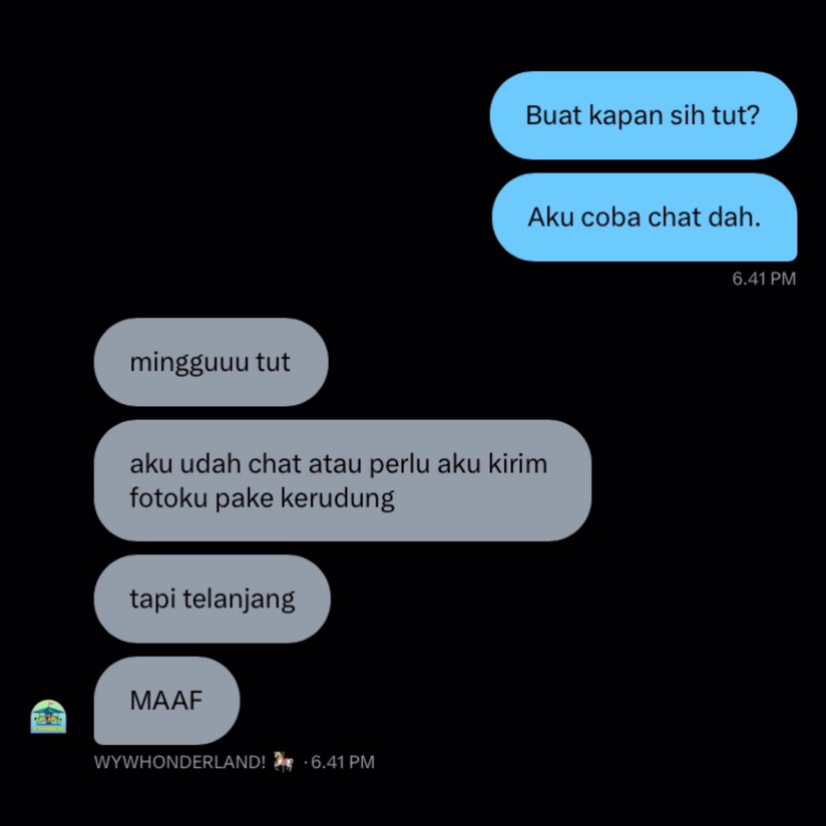 tastetheblues's tweet photo. Kayaknya chat kamu kurang hashtag makanya ngga dibales. https://t.co/im4HaIQ76K