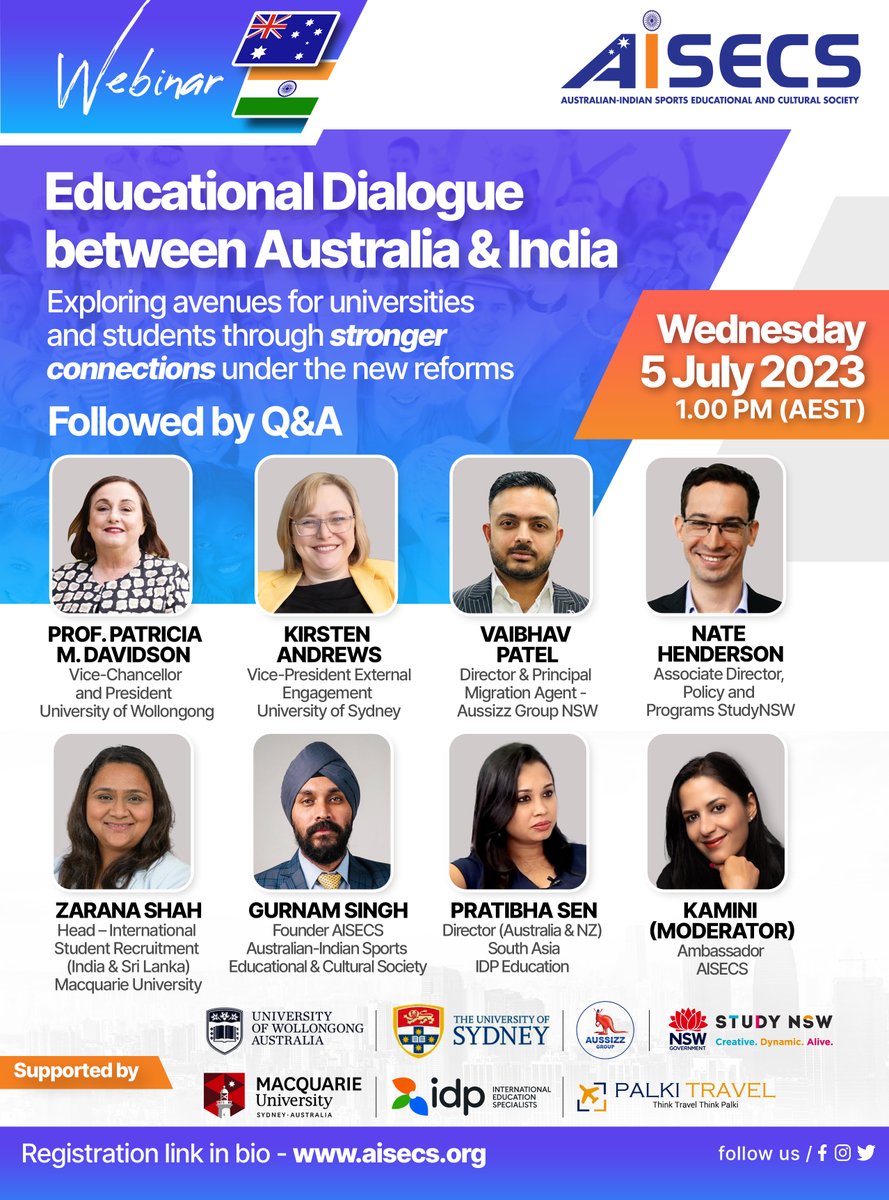 Excited to be part of this conversation- <a href="/UOW/">UOW</a> #Australia #India