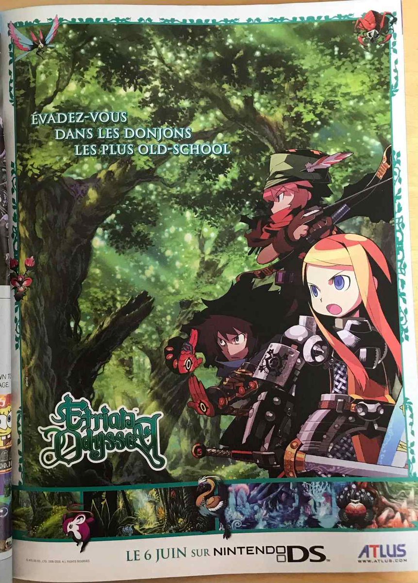 AllmightoFranky's tweet photo. La pub dans les mags JV des #80s #90s #2000s,pubs issues d'un #Nintendo le mag officiel,#ApolloJustice #AceAttorney et #EtrianOdissey sur #NintendoDS,#SecretFiles #Tunguska et #Obscure2 sur la #Wii!!#retro #retrogaming #oldschool #NLMO #culturepub https://t.co/jlmVo3iotK