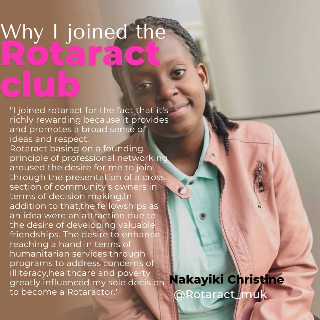 Rotaract_MUK's tweet photo. @Rotary @rotaract @rotaryd9213 @RotaractD9213 @Rotaract_TV #WhyIjoinedRotaract https://t.co/iKyO8a4674