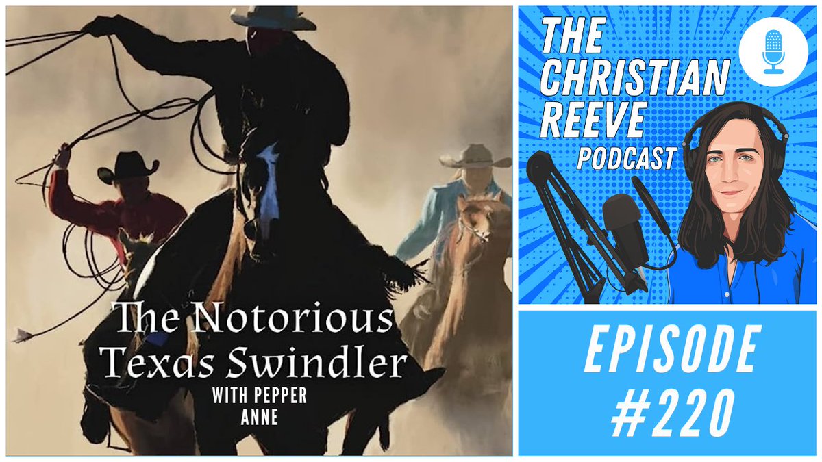 In this episode, true crime author #PepperAnne shares the story of #BobLeach - #TheNotoriouTexas Swindler & the #TheGraysonCountyFive

christianreeve.com/podcast

#pepperanne #bobleach #truecrime #crime #texas #jailbreak #christianreevepodcast #christianpkreeve #graysoncounty