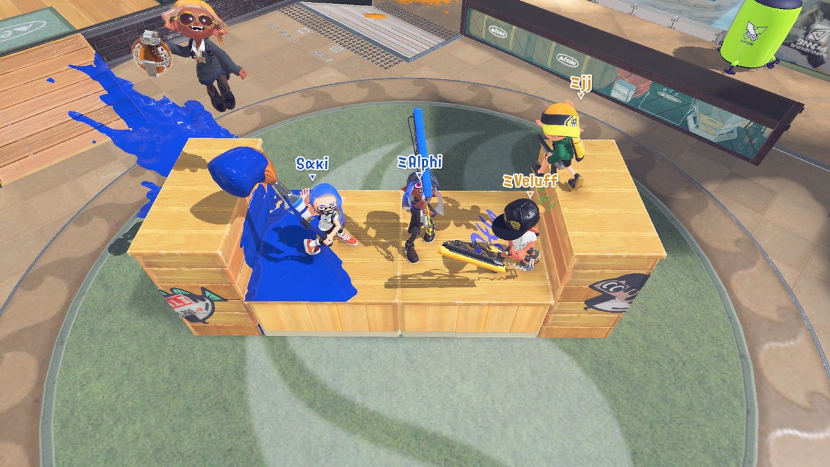 Magna_Iris_Spl's tweet photo. super late team post, but its here. 
WE MADE TOP 8 ON MINNOW CUP #22!!!
By far our best tourney run and a real show of what we can do! Super proud of this result!!!
@alphiqus-Missiles merchant
@Veluff_ -Hammer bro
@heavykez1-Jet carry
@jj_spl3 -walking cooler
Saki/Cølt-Unreadable https://t.co/LNXYNuoo3r