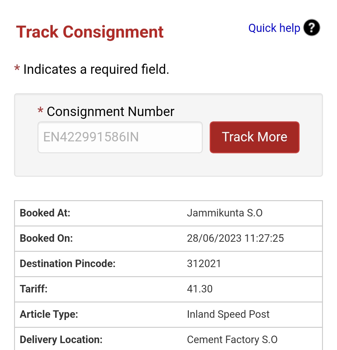 jagramderwal's tweet photo. @IndiaPostOffice दिनांक 28.06.23 jammikunta तेलंगाना से स्पीड पोस्ट से करवाया गया है पर अभी तक डाक  प्राप्त नही हुआ है मुझे.... https://t.co/8cGK2lWgEA
