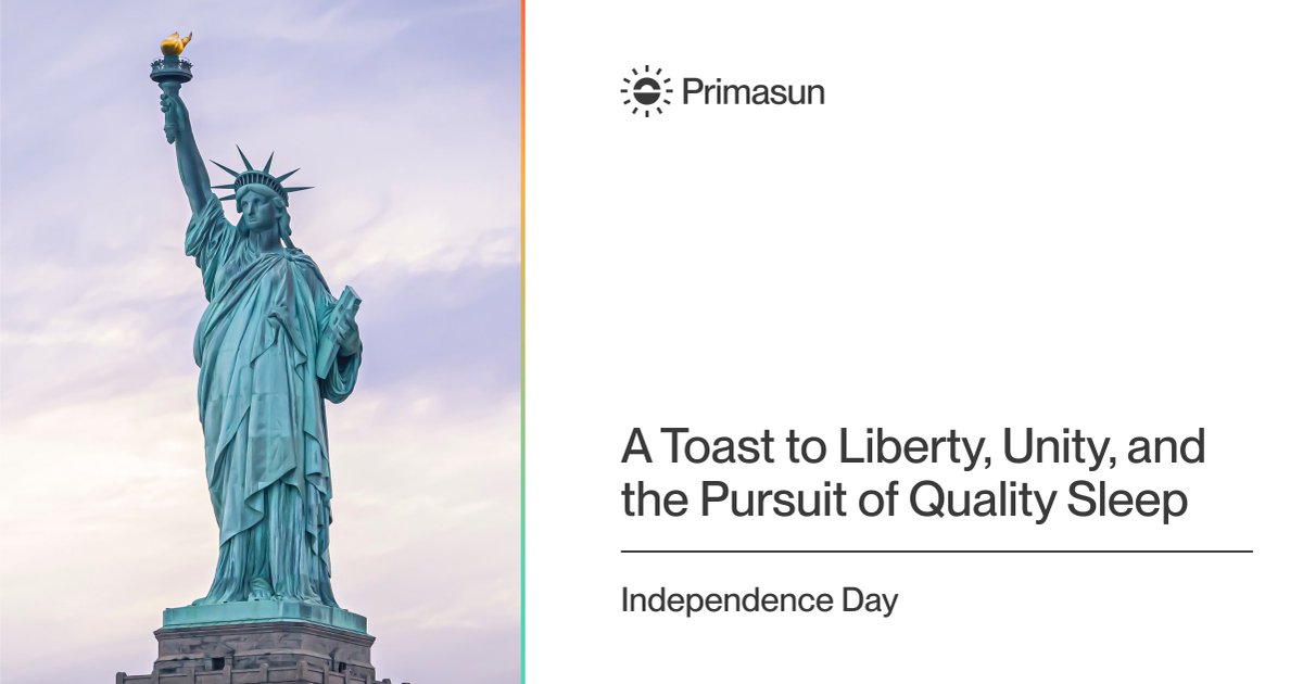 This #FourthofJuly, amidst the heartwarming toasts to #freedom and dazzling fireworks, let's remember the foundation of our health—sleep. Join us in a fresh tradition celebrating freedom, unity, and the power of restful sleep to make the most cherished moments even brighter.