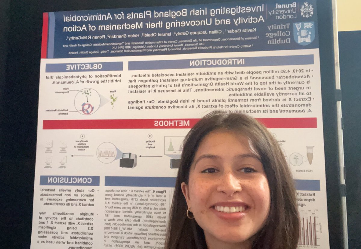 Excited to be presenting my work at the 71st International Congress for Medicinal Plant and Natural Product Research (GA), come and check out poster #208 to find out more about Irish Bogland Plants and their antimicrobial activity!