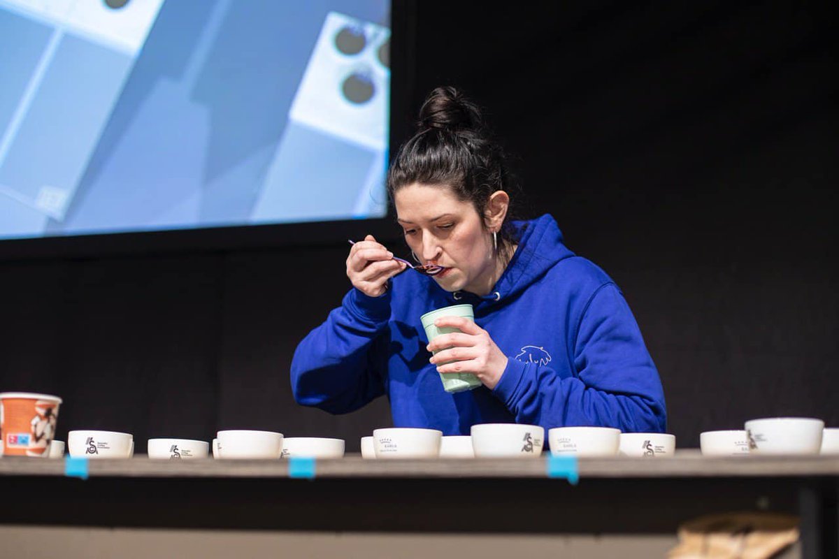 CoffeeCuration's tweet photo. Barista Stories: Aurore Ceretta of Café Marcel &amp; Günter Coffee Roasters, Freiburg: Meet Aurore Ceretta, a true coffee professional who won the German Cup Tasters Championship and represented Germany in the World Finals during World of Coffee Athens. We… https://t.co/y4579tszYn https://t.co/QkU8IOmrGO