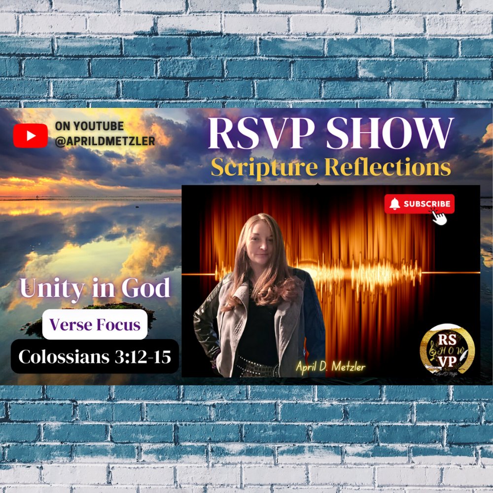 AprilDMetzler's tweet image. Hello #Podcast Fans! Season 5 is here!
#ScriptureReflections is a new segment for the #RSVPShow 
#newepisode is here, y&apos;all!
10 minutes today in #Scripture
Topic- Unity in God
Scripture- Colossians 3:12-15
#Broadcasting from #Oklahoma
#Subscribe at anchor.fm/aprildmetzler
