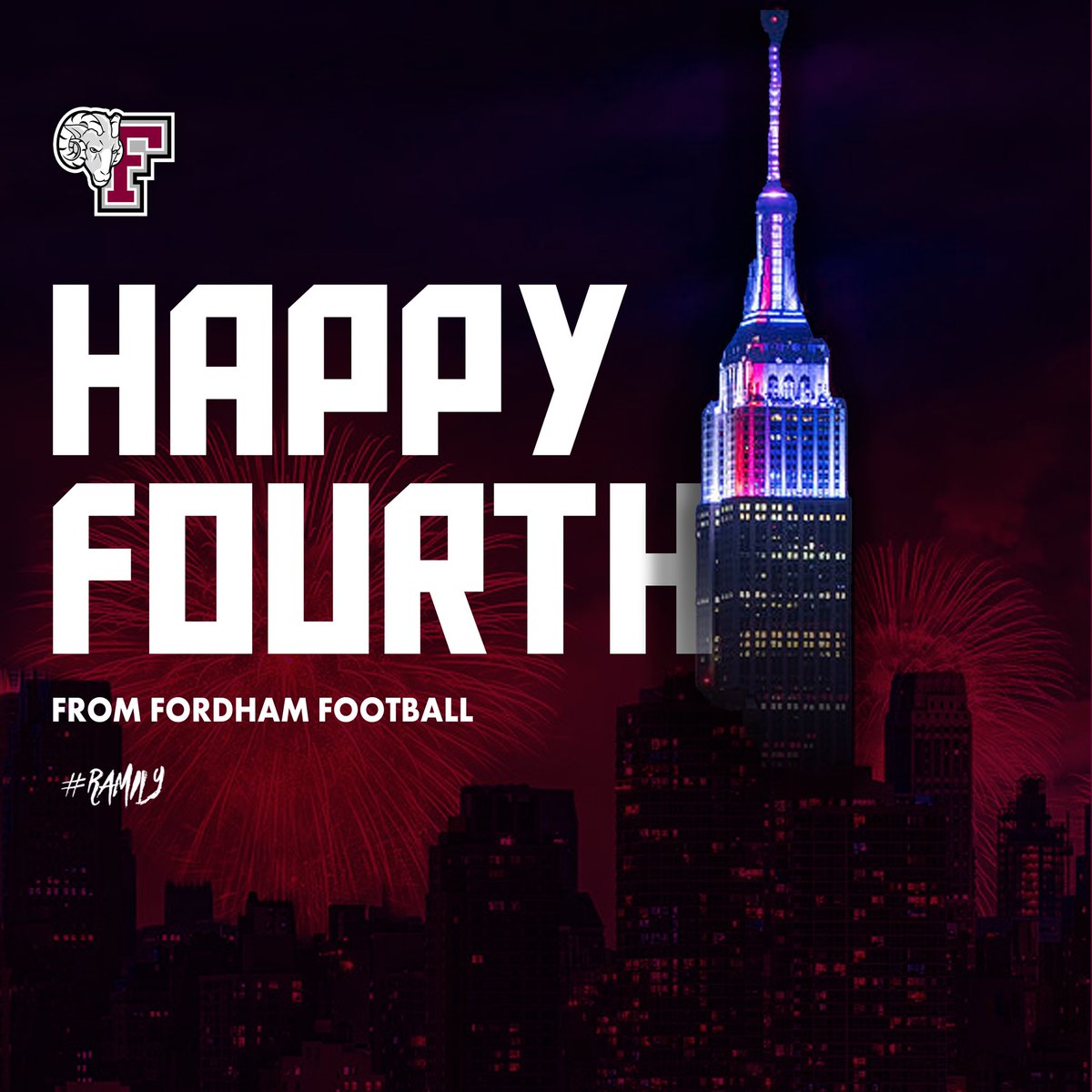 Have a happy and safe Fourth of July, Rams!!! 🇺🇸😁🐏

#RAMILY