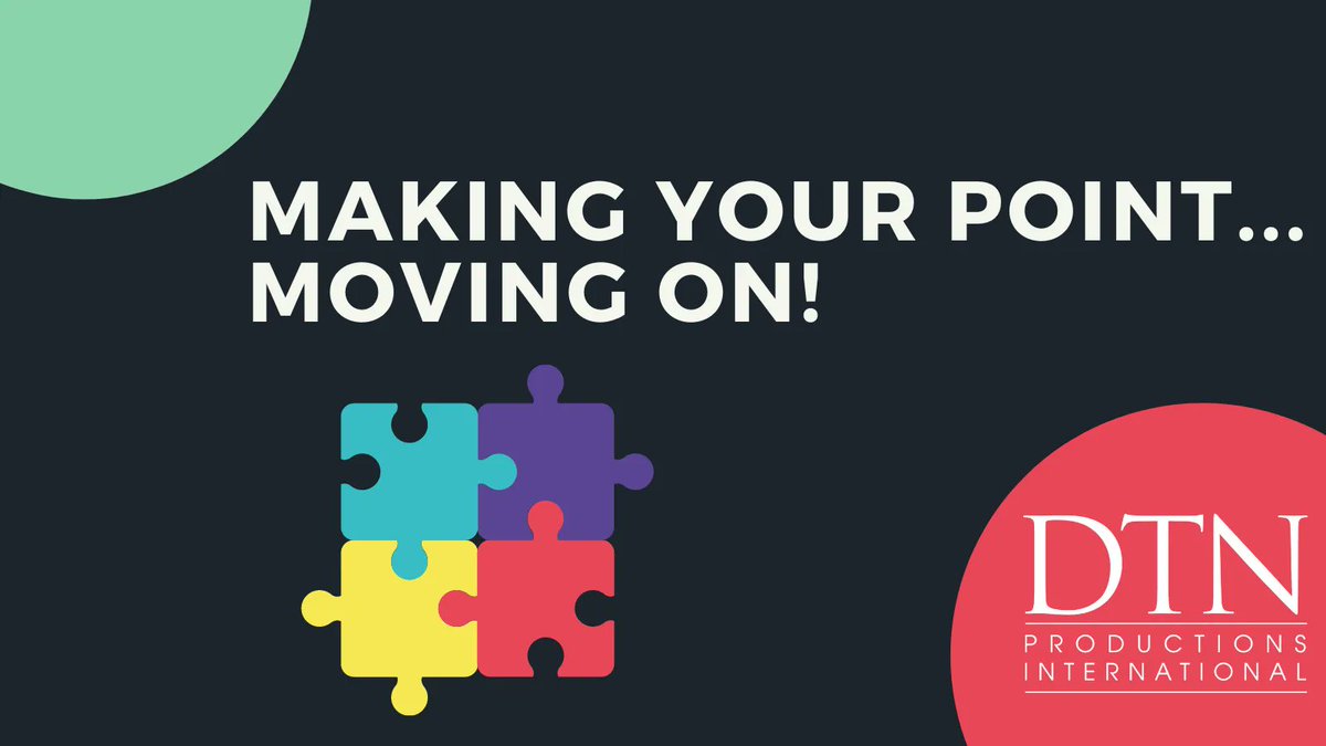 DTNEtiquette's tweet image. Do you grab people with your message or do you ramble? Learn top tips in my webinar, Making Your Point...Moving On, this Friday, July 7th from 10-11 am EDT. ~ #DTN #SoftSkills #MakeYourPoint #VerbalPresence bit.ly/3PJc0qk